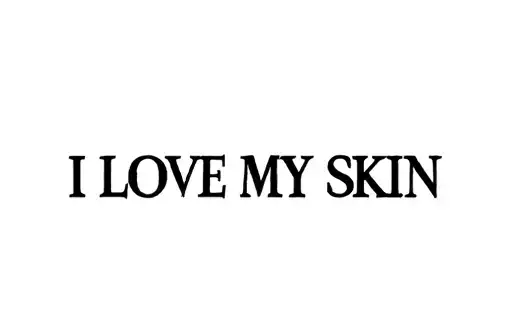 "I LOVE MY SKIN" tattoo design idea
