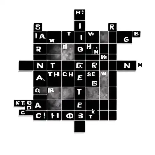 Crossword Puzzle tattoo design idea