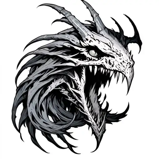 Fiend from the Witcher 3 tattoo design idea