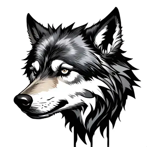 Witcher Wolf Tattoo tattoo design idea