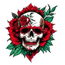 red rising tattoo design idea