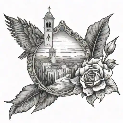 Assisi tattoo design idea