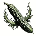 Pickle tattoo design idea