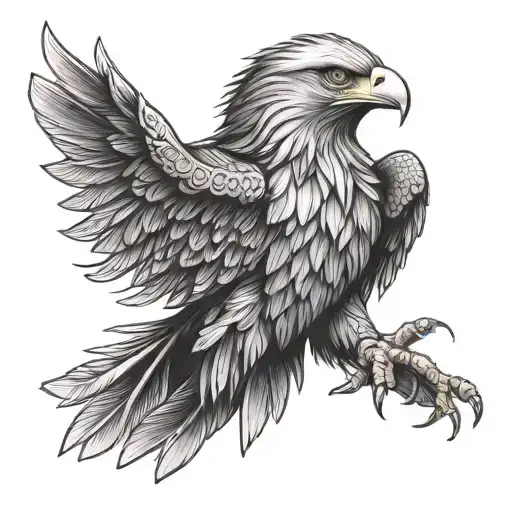 eagle with Philippines 4:13 tattoo design idea