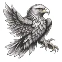 eagle with Philippines 4:13 tattoo design idea