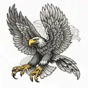 eagle with Philippines 4:13 tattoo design idea