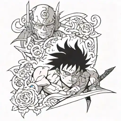 Gojo Satoru tattoo design idea