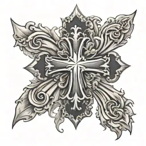 cross memorial tattoo design tattoo design idea