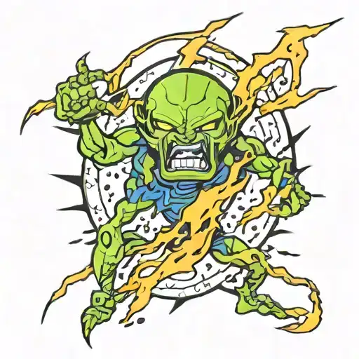 if the thunder don't get you then the lightning will tattoo design idea
