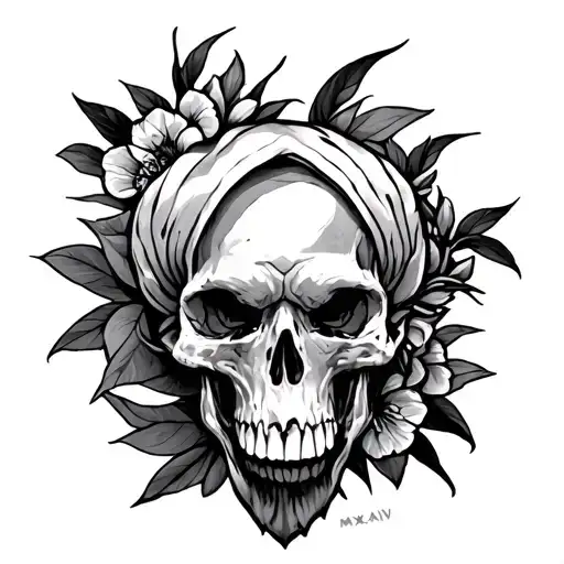 Mxxiv tattoo design idea