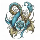 colon cancer tattoo design idea