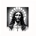 cristo symbol incorporated tattoo design idea