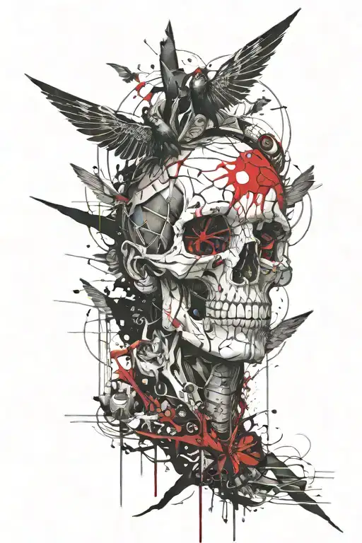as I walk through the valley of the shadow of death I will fear no evil tattoo design idea