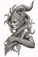 ELDEN RING RUNES MALENIA MALEKITH tattoo design idea