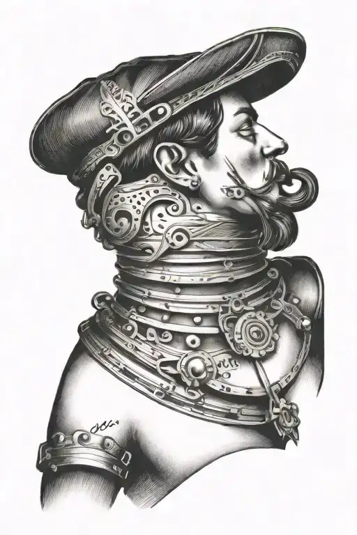 'xavier cervantes' in morse code on the neck flowing down the sholder and to about the elbow tattoo design idea