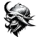 Ahab tattoo design idea