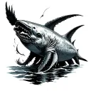 Ahab tattoo design idea