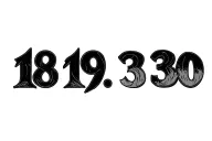 numbers 18,19,30 tattoo design idea