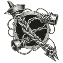 15 wrote with barb wire tattoo design idea