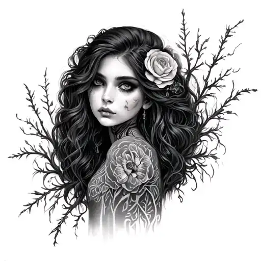 zade meadows inspired haunting adeline tattoo design idea