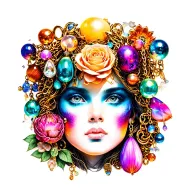 charm bracelet tattoo design idea