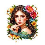 charm bracelet tattoo design idea