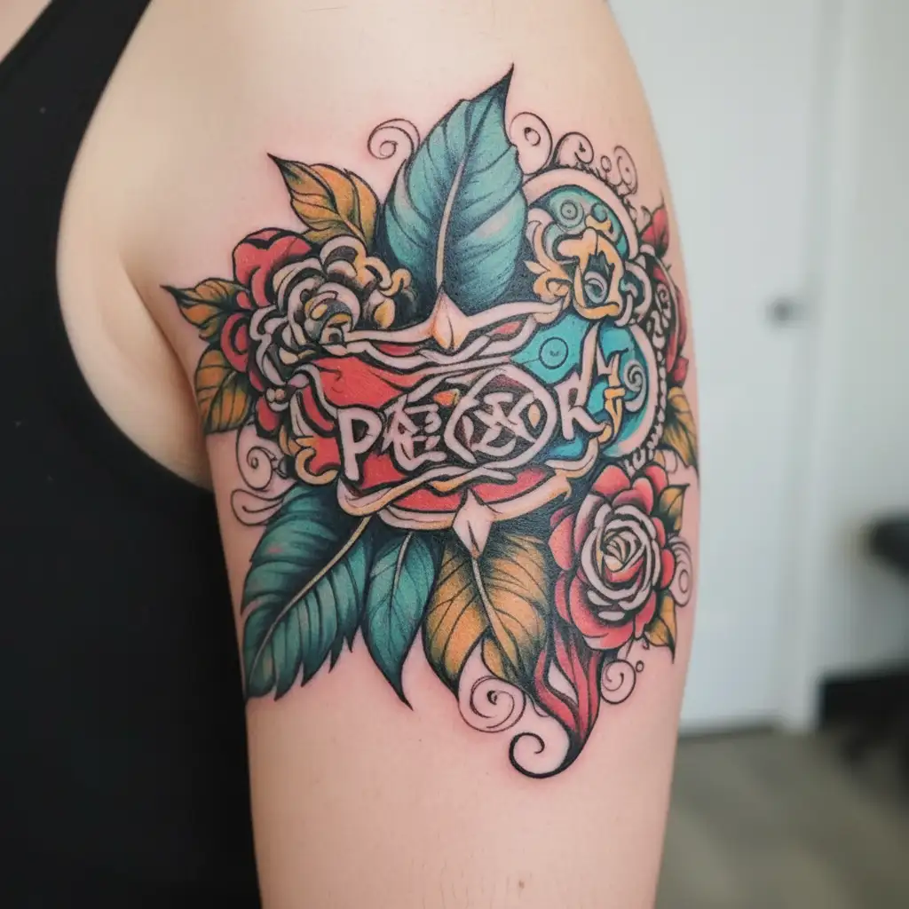 puerto Rico Ecuador Guatemala and god  tattoo design idea