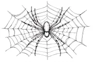 spiders spider webs and space themed tattoo tattoo design idea