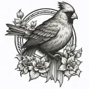 stoic cardinal virtues tattoo design idea