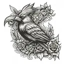 stoic cardinal virtues tattoo design idea