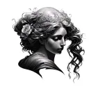 Eros And Psyche tattoo design idea