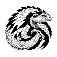pangolin tattoo design tattoo design idea