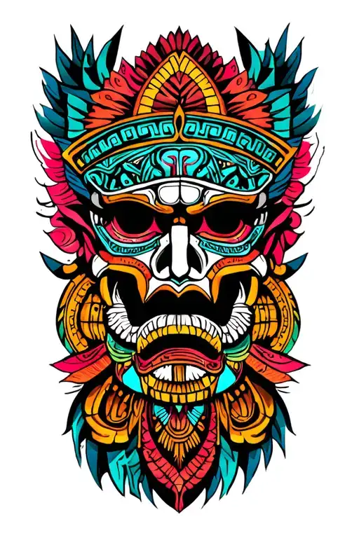 Filler azteca tribal patterns tattoo design idea