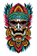 Filler azteca tribal patterns tattoo design idea