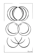 Nordic tattoo, triple moon, unconditional, ornamental maternal love symbol tattoo design idea