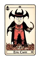 Eric Cartman as The Devil Tarot card  tattoo design idea