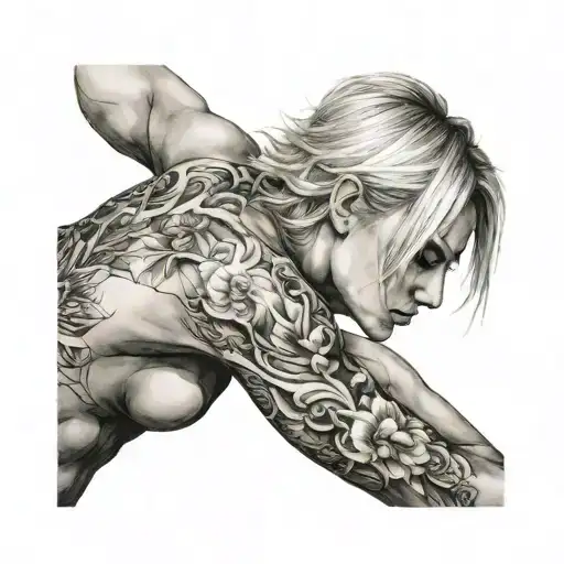 annie leonhart sexy nude tattoo design idea