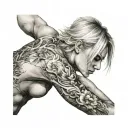 annie leonhart sexy nude tattoo design idea