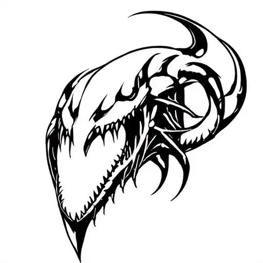 Venom tattoo design idea