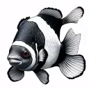 Clownfish tattoo design idea