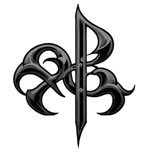 David Michael ambigram tattoo design idea