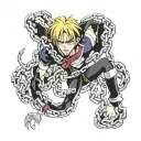 chrollo kurapika chains tattoo design idea