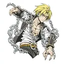 chrollo kurapika chains tattoo design idea