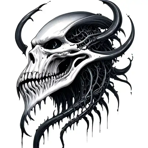 Giger tattoo design idea