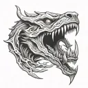 skinwalker tattoo design idea