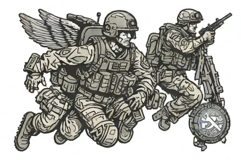 U.S. Army Jumpmaster, 82nd airborne division tattoo design idea