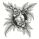 laurel wreathe tattoo design idea