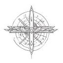 ancient greece motifs, ancient Persia motifs, disruptive, birth, mythology, continuous lines tattoo design idea