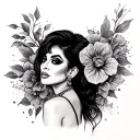 Amy Winehouse tattoo design idea