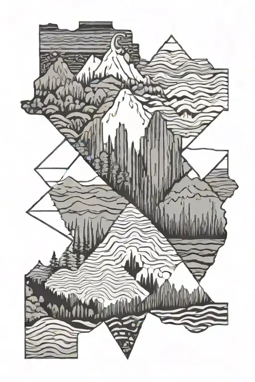 Oregon to arizona  tattoo design idea